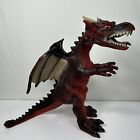 Toys R Us Maidenhead Giant Dragon Red Fantasy Winged Vinyl Figure Animal Planet