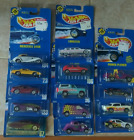 Hot Wheels (14) Blackwalls in Blue Card Blister Packs with Collector #