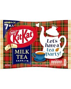 🟣 Brand New Limited Edition Japanese Kit Kat Nestle Milk Tea Miniatures 10pcs