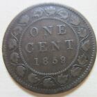 1859 Canada Large Cent Coin. PENNY Victoria 1p 1c (C512R-R1)