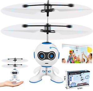 Flying Robot MiniDrone Children Toys for Boys Age 3 4 5 6 7 8 9 10 Year Old Kids