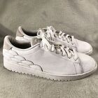 Men’s Air Jordan Centre Court “White On White” Leather Sneakers Size 11.5