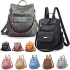 Anti-theft Women PU Leather Backpack Purse Fashion Travel Shoulder Bag Satchel