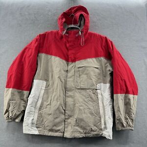 burton mens size XL hooded insulation full zip winter ski snowboard jacket