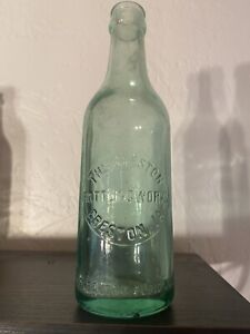 Antique SODA BOTTLE Creston Bottling Works CRESTON IOWA Advertising Bottle