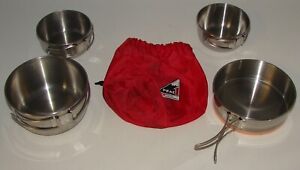 Coleman PEAK 1 Camping Backpacking Stove Nesting Cookware Set