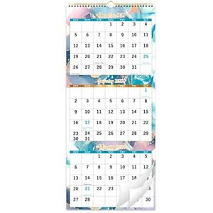 2022 Wall Calendar - 3 Month Calendar Display Folded in a Month 11
