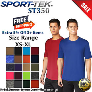 Sport-Tek ST350 Mens Short Sleeve Dri-Fit PosiCharge Gym Workout T-Shirt