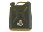 DLI DURHAM LIGHT INFANTRY DELUXE JERRY CAN HIP FLASK & SILVER PLATED BADGE