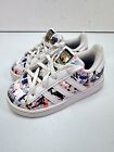 adidas Superstar Floral Toddler Girls White Sneakers Casual Shoes 8 Toddler 8k