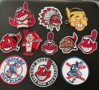 (11) CHIEF WAHOO CLEVELAND INDIANS GUARDIANS RETRO THROWBACK MONTY LOGO PATCHES