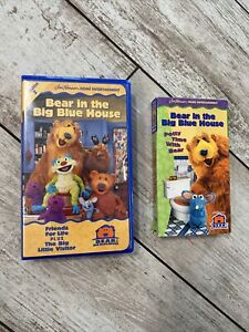 Bear In The Big Blue House VHS Lot Of 2 Friends For Life Volume 2 & Potty Time