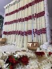 Set Of 5 Artificial Jasmine Flowers Garlands for Decoration Wedding Party Decor