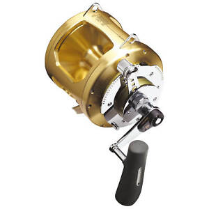 Shimano Tiagra A Lever Drag 2 Speed Fishing Reel | Select Size | Free 2-Day Ship
