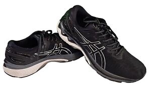 Asics Mens Gel Kayano 27 1011A835 Black Running Shoes Sneakers Size 12 Wide
