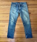 A.P.C. Petit Standard Denim Jeans Distressed Heavily Worn Heavily Faded Size 30