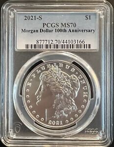 2021 s Morgan Silver Dollar PCGS MS70 w/ Original Mint Packaging