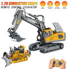 2.4G RC Excavator Bulldozer Construction Toys Remote Control Crawler 11 Ch