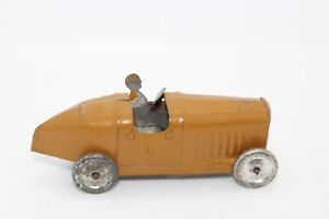1920's TIN LITHOGRAPH  TIN PENNY TOY BOATTAIL RACER with DRIVER