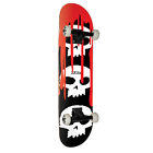 Zero Skateboard Complete 3 Skulls with Blood 7.5