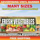 FRESH VEGETABLES Advertising Banner Vinyl Mesh Sign Farm Potatoes Produce Onion