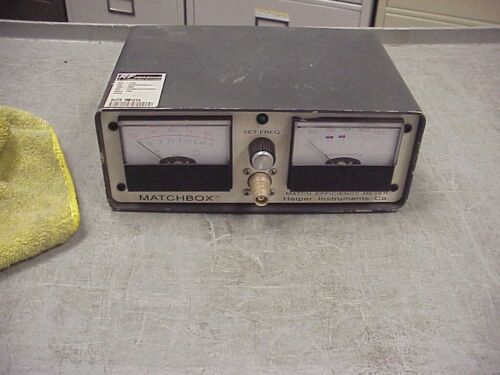 Vintage HELPER INSTRUMENTS MATCH BOX ANTENNA METER SWR HAM Radio MB-800