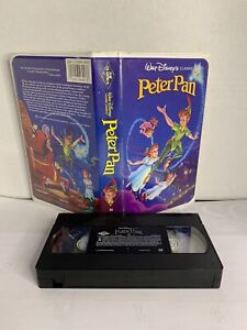New ListingPeter Pan VHS 1990 Walt Disney’s Classic Black Diamond Edition - Worn Clamshell