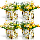 4 Pcs Baby Shower Sunflower Boxes Centerpiece Decoration Baby Flower Party Bo...