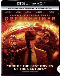 Oppenheimer 4K UHD Blu-ray • Like New - NO Digital Code