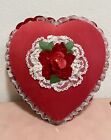 14” Vintage Red Heart Candy Box Valentines Day See’s Box Big!
