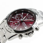 Seiko Selection Men's Quartz Chronograph Watch SBTQ045 Dial Red