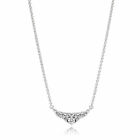 Authentic Pandora #396227CZ-45cm Fairytale Tiara Necklace with Clear CZ /POUCH
