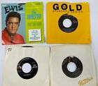 Elvis Presley 45 rpm Records Lot of 4 Rock A Hula Baby Ghetto Teddy BearLove Let