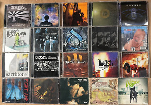 Bundle of 20 Heavy Metal, Hardcore, Nu Metal, and Stoner Rock Band Various Cd's