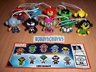 MARVEL TWISTHEADS COMPLETE SET WITH ALL PAPERS KINDER JOY SURPRISE EGG TOYS 2013