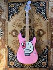 2006-2009 Fender Hello Kitty Pink Squire Stratocaster  free shipping