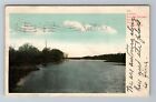 Aurora IL-Illinois Elgin, Chicago Railway Park Fox River c1906 Vintage Postcard