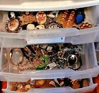 Huge Assorted Jewelry Lot In Small Flat Rate Box