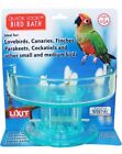 Quick Lock Bird Cage Bath for Lovebirds+...All Small-Medium Feathered Friends