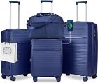 Joyway Luggage Sets 4 Piece, Expandable Suitcase set with Spinner Wheels
