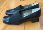 Women’s Shoes Ros Hommerson Size 6 N Black Leather Elastic Top