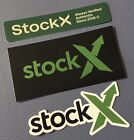 Lot 3 StockX Green Sticker Decal Promo Card Collectible Advertising