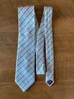 HUGO BOSS Light Blue Classic Silk tie 58 1/4” Long- 3 3/4” Wide Made in Italy