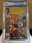 Amazing Spider-Man #258 CGC 8.5 Newsstand 1st Bombastic Bagman Spider-verse!!