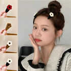 Velvet Hair Accessories Duckbill Clip Barrettes Small Flower Hair Clip Fashion