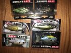 LIVE TARGET MIX===LOT of 6 MIXED TYPE/COLORED FISHING LURES