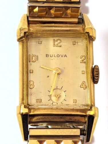 Vintage Bulova Men's Wrist Watch, 1940's, Vintage Watches