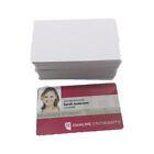 50 Blank White inkjet PVC  Photo ID  double-sided Card 30Mil CR80  for Epson