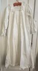 Vintage Cotton Hand Sewn Long Nightgown. Sz Small