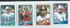 1988 Topps Elway, Marino, Young and Moon 4 Hall of Fame Quarterbacks Lot